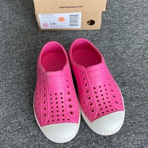 Native Kids Pink Jefferson Slip-On Sneakers